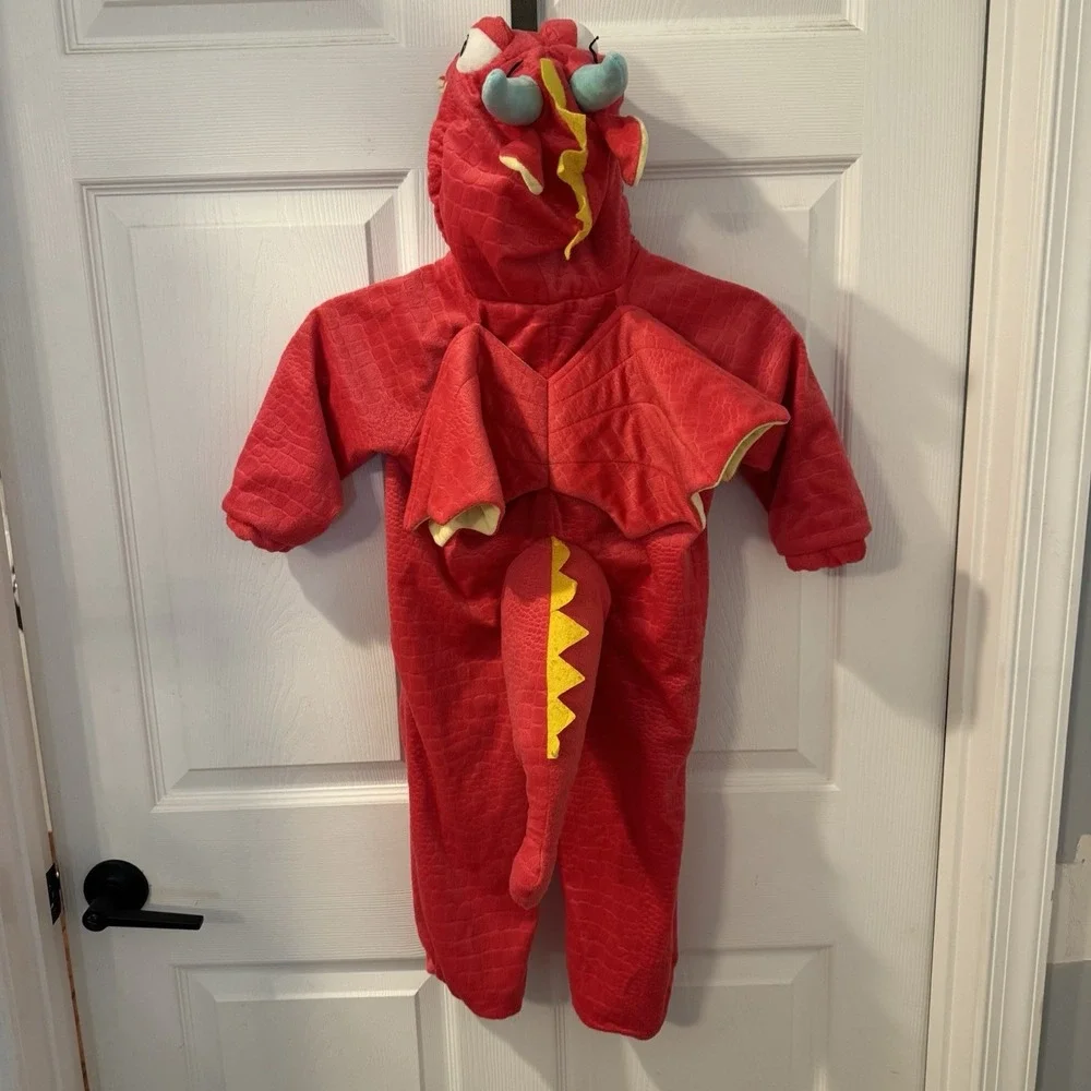 Plush Dragon Halloween Costume‎ Jumpsuit, Hyde & Eek (Toddler Size 18-24 Months)